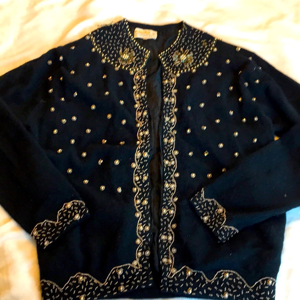 GUC Vintage 50s/60s Embellished Sweater